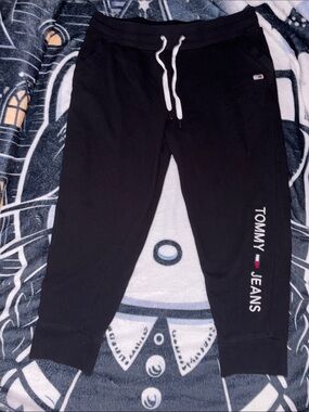Tommy Hilfiger Womens Black Jogger Sweatpants NWOT